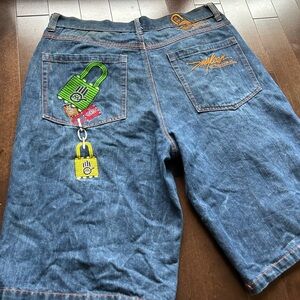 Miskeen Originals Vintage y2k Baggy HipHop Skate Jorts